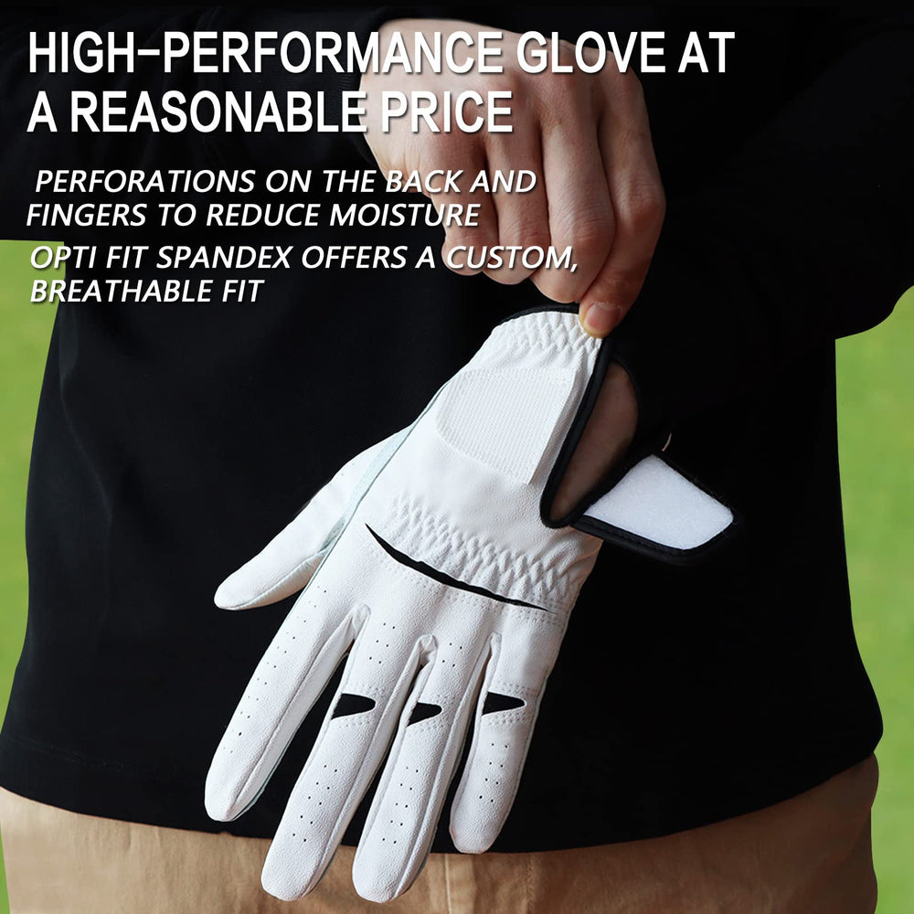 FINGER TEN glove on hand during swing demonstrating secure feel