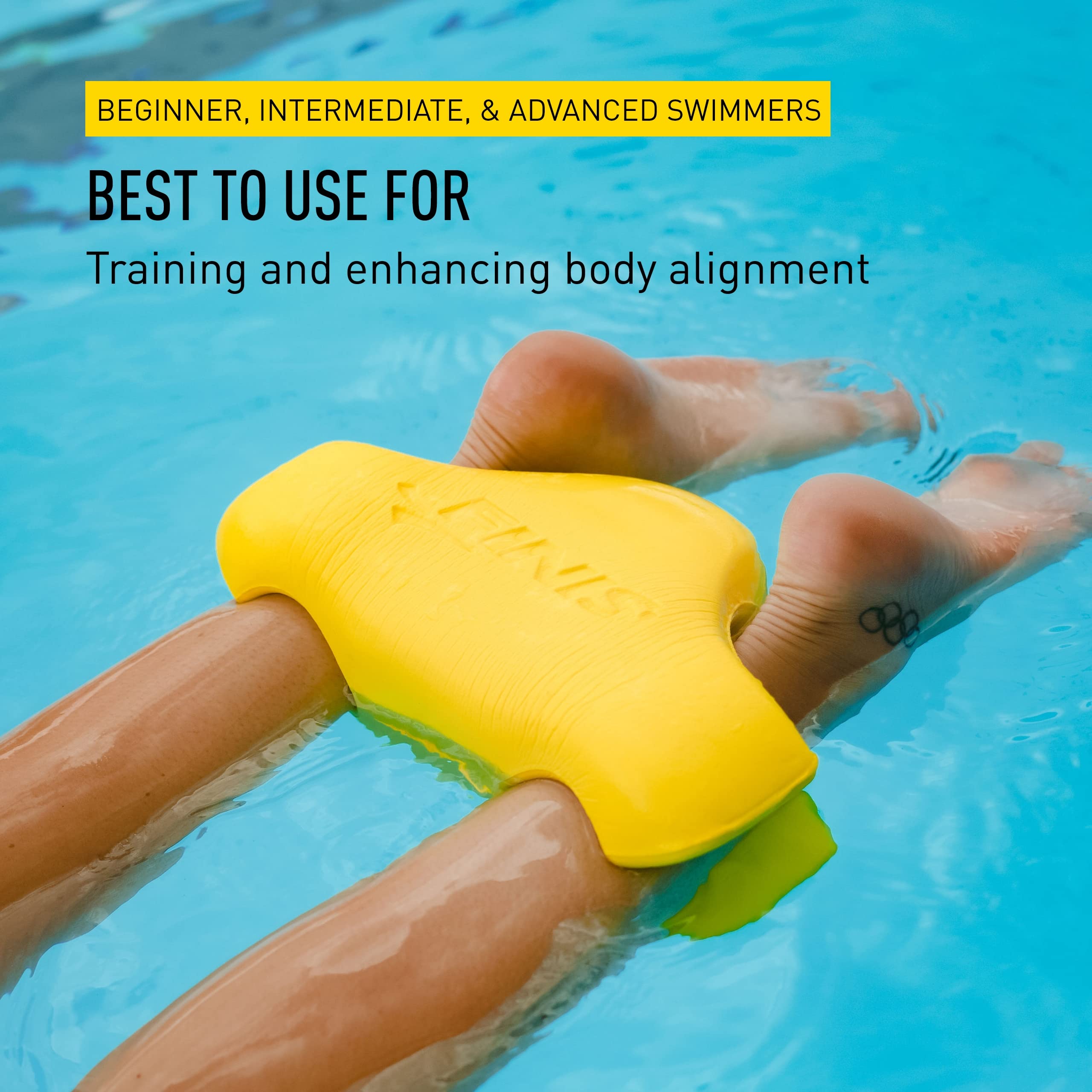 FINIS ankle buoy tag and material showing durable, low-maintenance construction