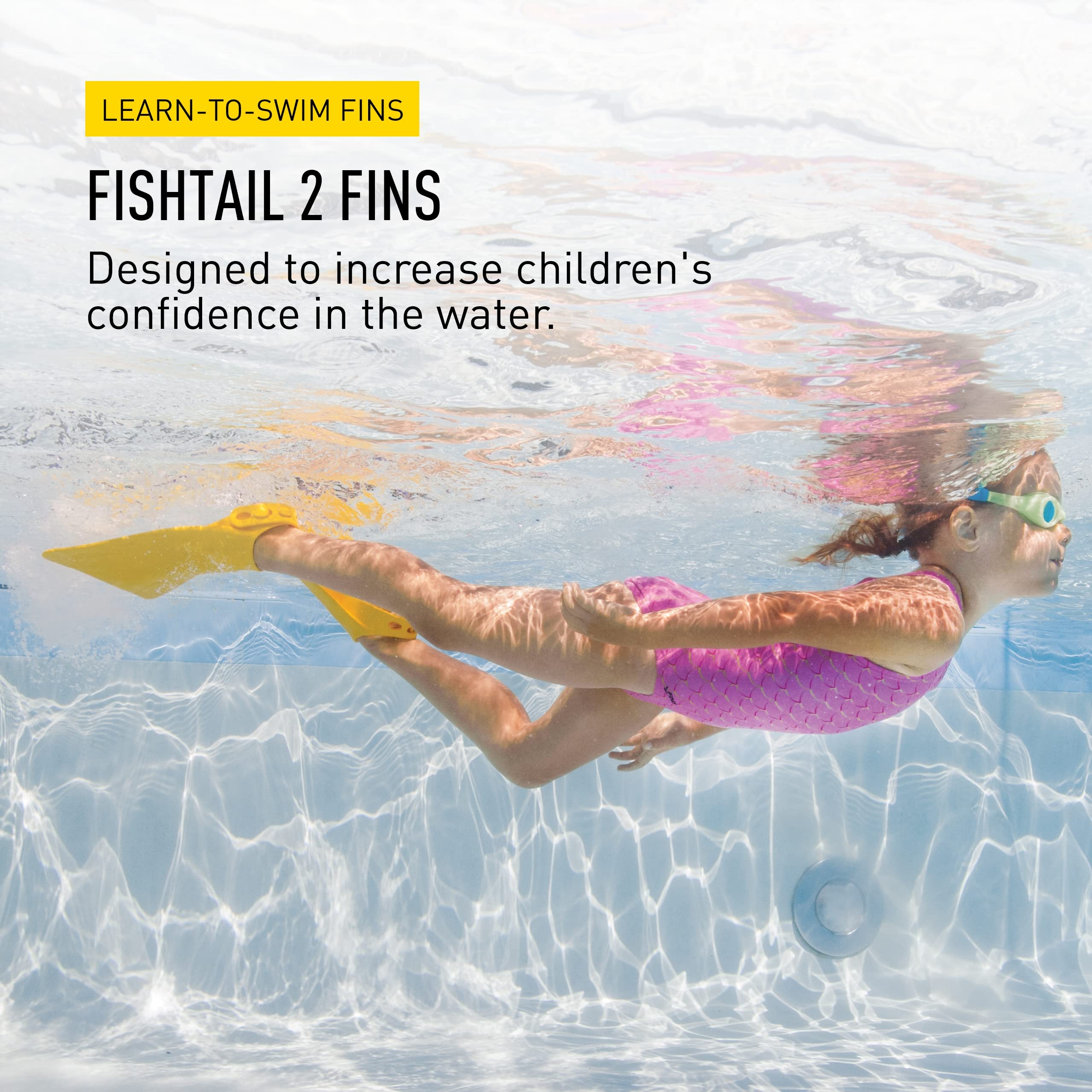 FINIS Fishtail 2 blade close-up highlighting short blade for better propulsion