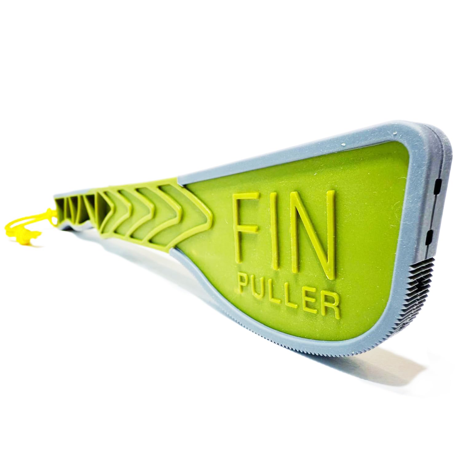 FINPULLER close-up of gripping area preventing scratches and secure hold