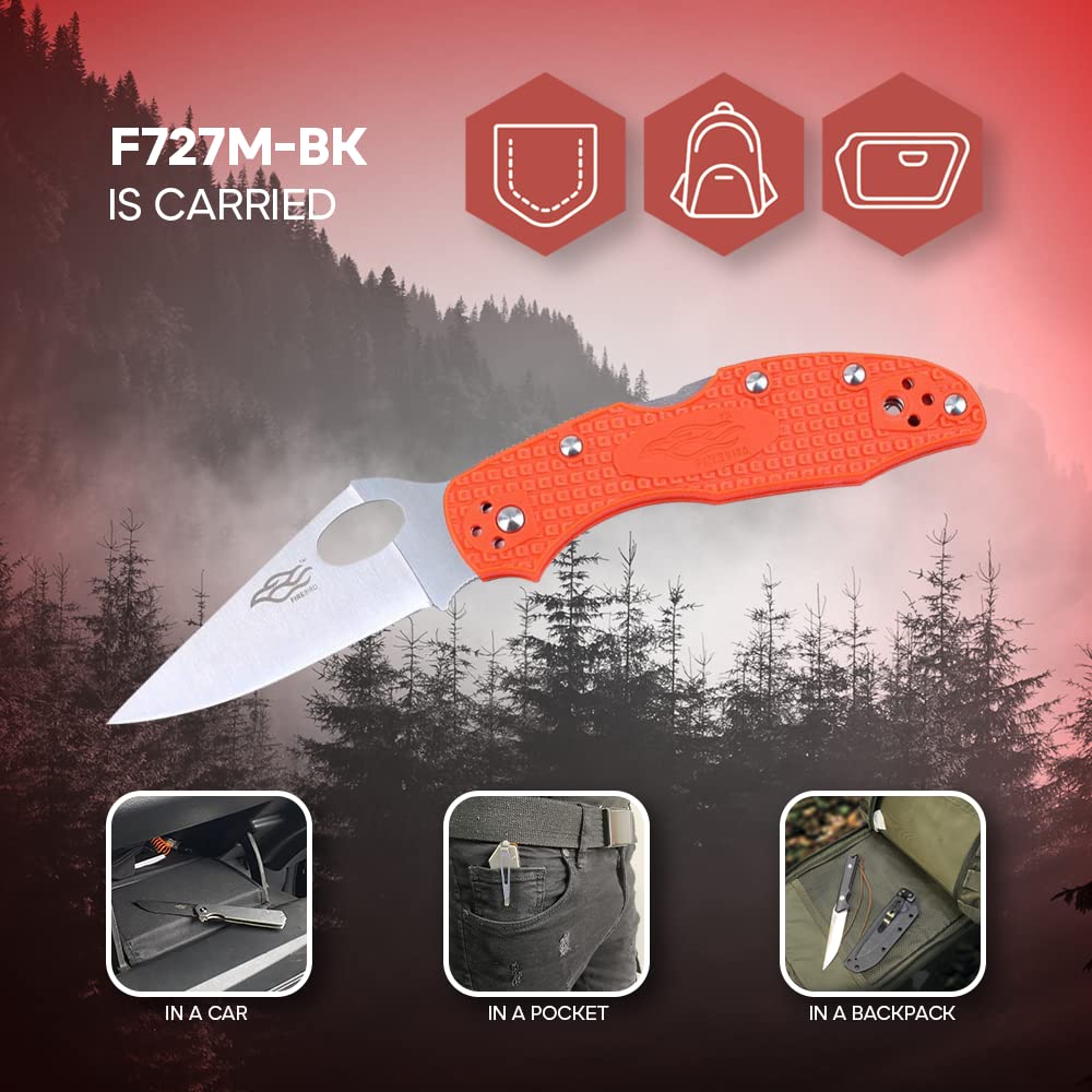 Firebird F759M folded in pocket view showing low-profile carry and safety