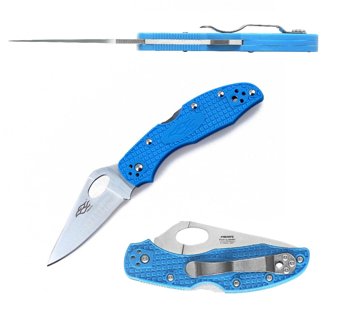 Firebird GANZO F759M front open showing blade and handle for reliable cutting