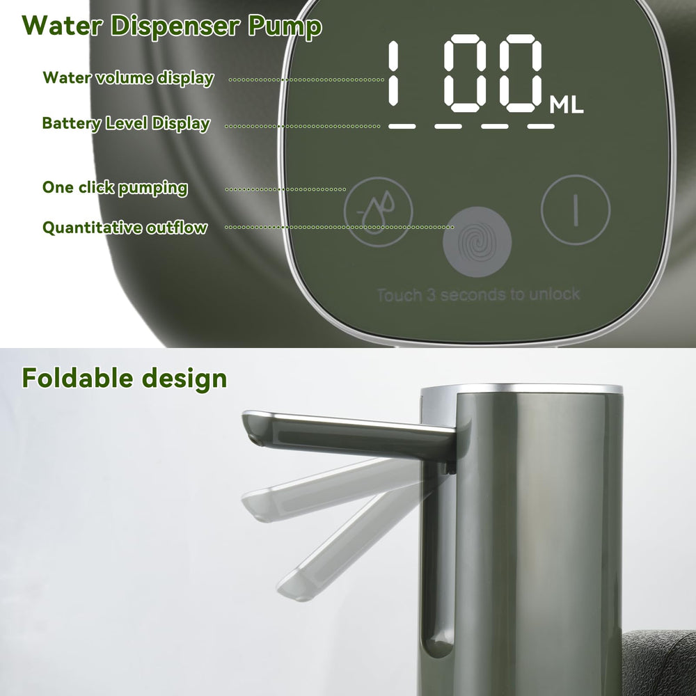 FIRINER faucet with extension tube showing controlled pour into bottles benefit