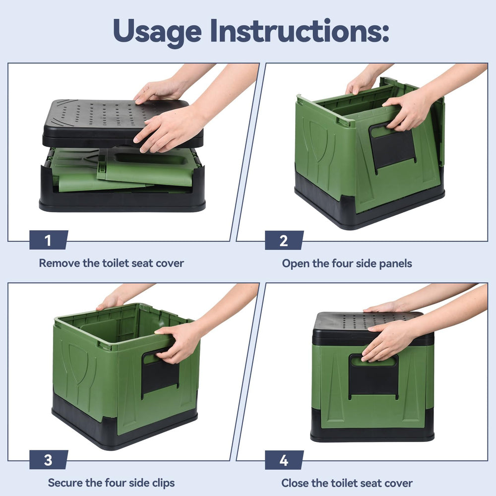 FIRINER used at an RV campsite offering clean portable sanitation outdoors