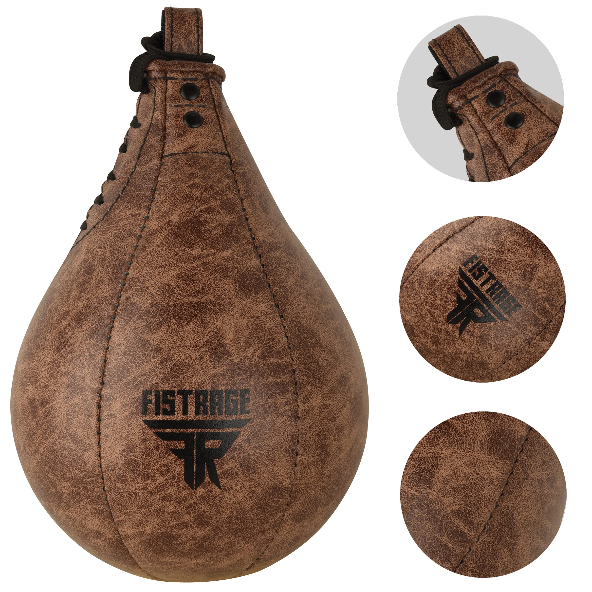 FISTRAGE side profile demonstrating ball shape and balanced design for consistent rebounds