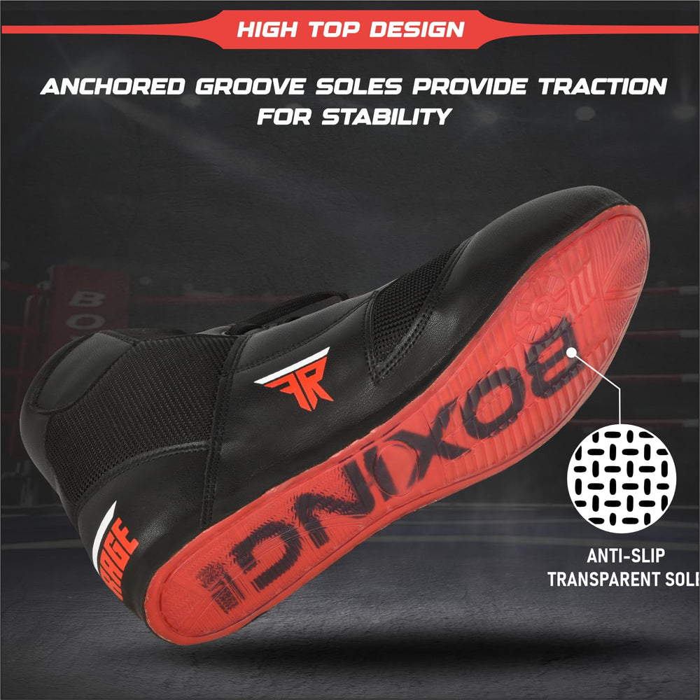 FISTRAGE outsole close-up showing rubber traction pattern for improved grip benefit