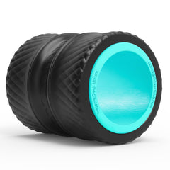 FitBeast back roller front view showing full wheel and foam surface for convenient at-home massage