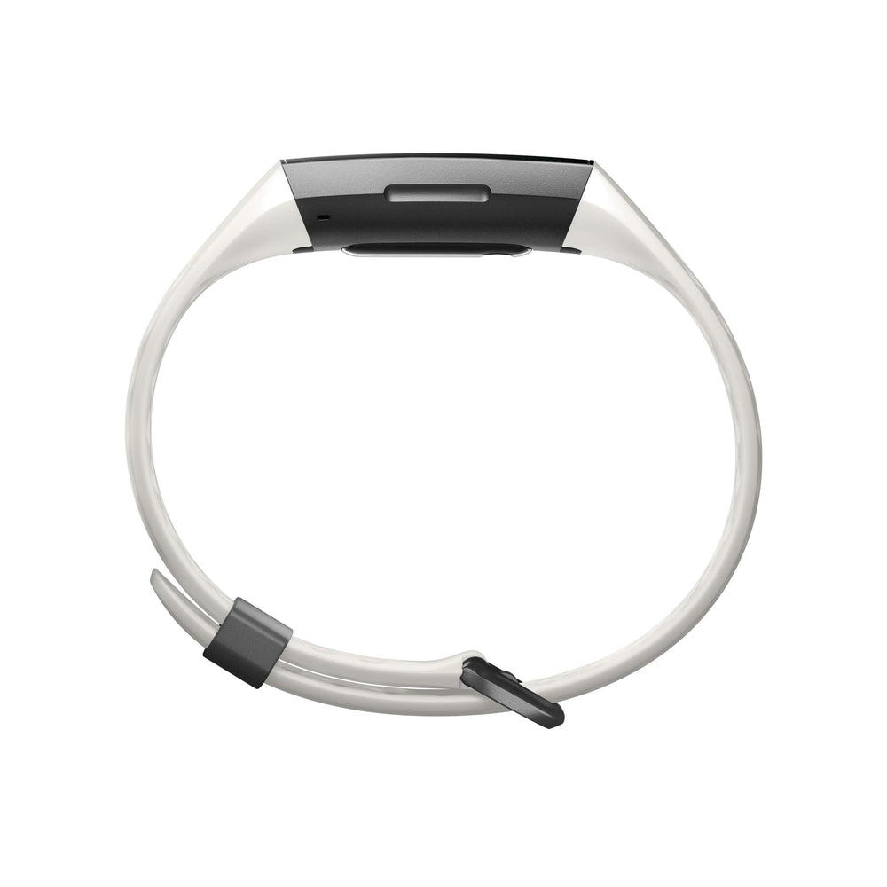 Fitbit Charge 3 SE illuminated display showing stats for quick workout feedback and motivation