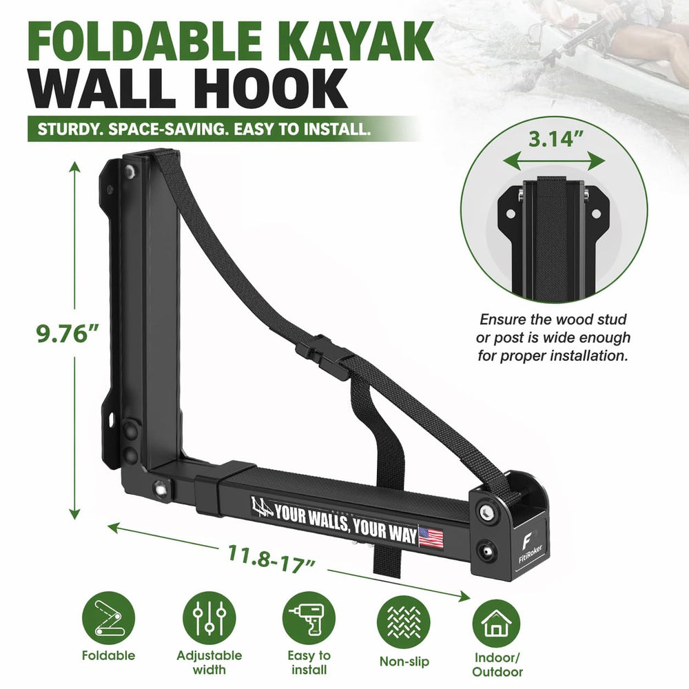 FitiRoker adjustable safety strap detail securing kayak for added stability