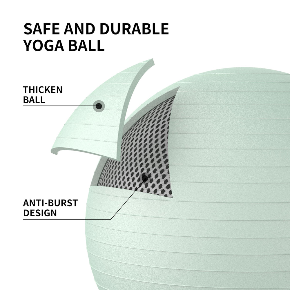 FITMIND 25cm therapy ball close-up texture for better grip