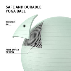 FITMIND small 25cm ball texture close-up highlighting grip for precise exercises