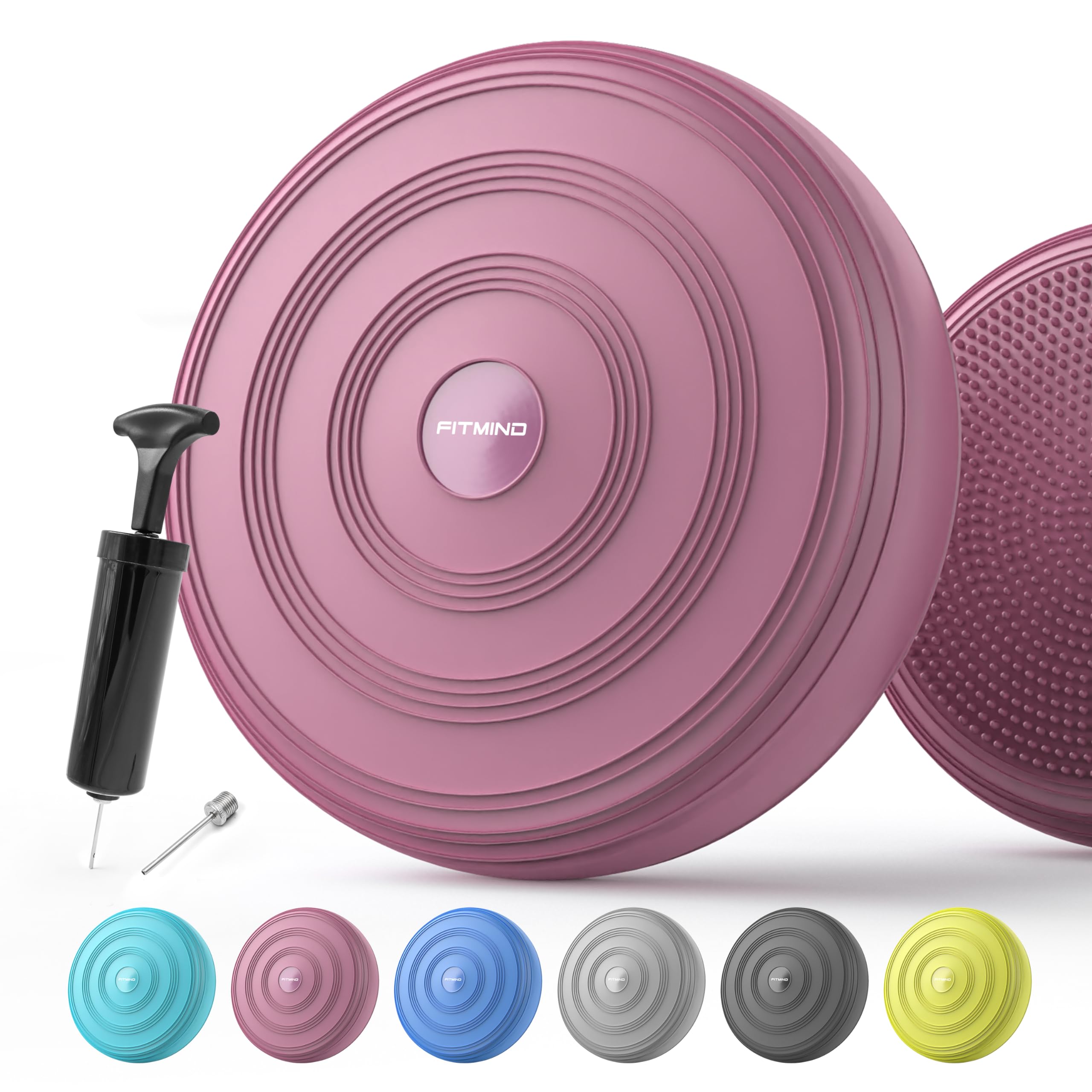 FITMIND front view showing red wobble cushion for comfortable active sitting
