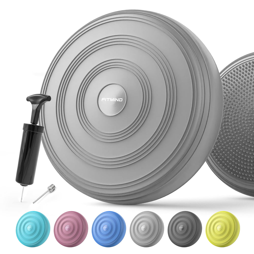 FITMIND wobble cushion top view non-slip surface increases stability