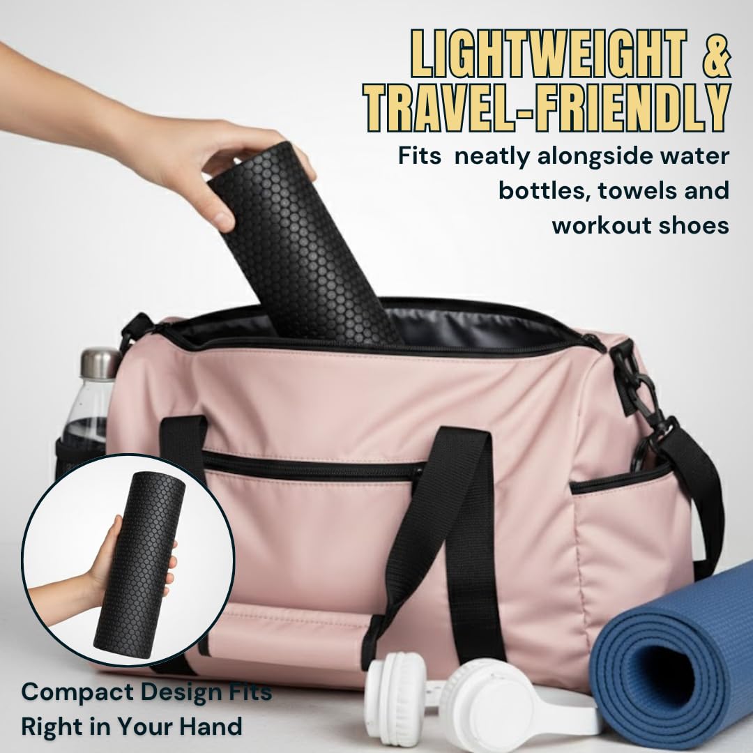 FitNation Fitizen density press demonstration showing resilient firm foam benefit