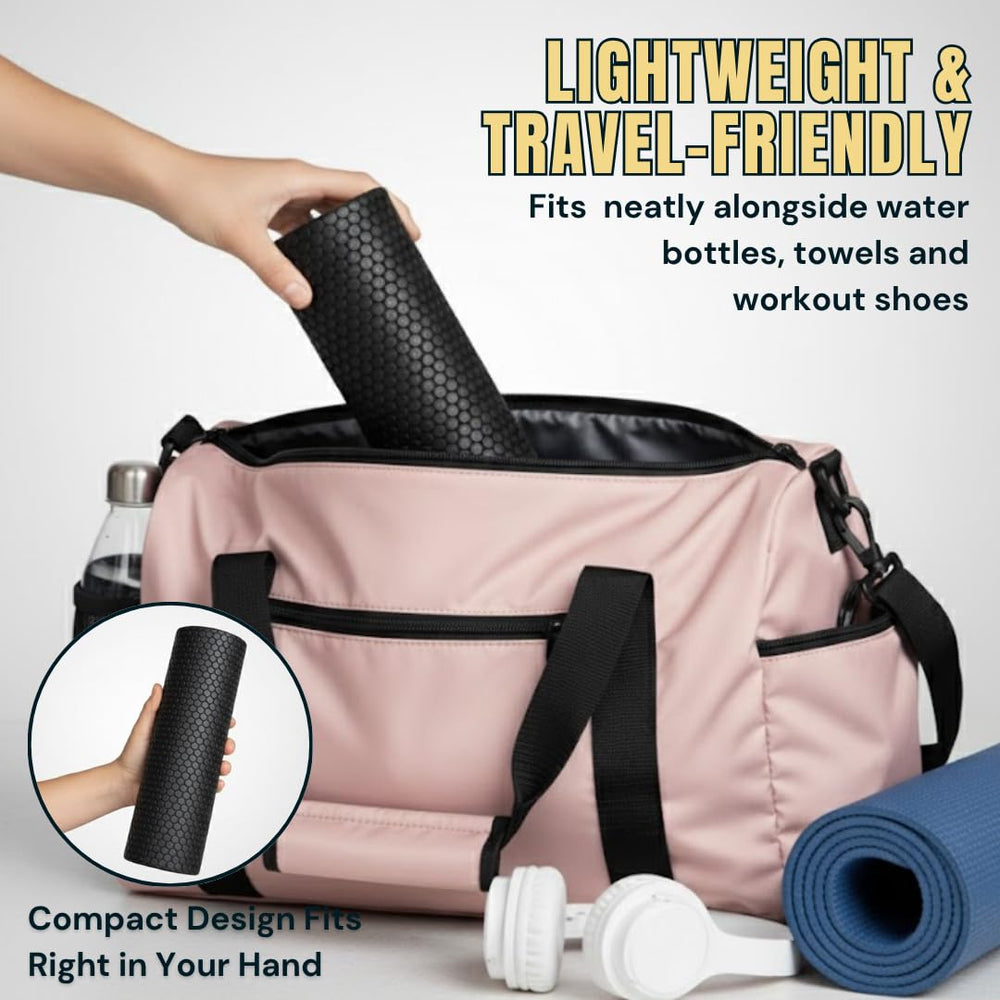 FitNation Fitizen density press demonstration showing resilient firm foam benefit