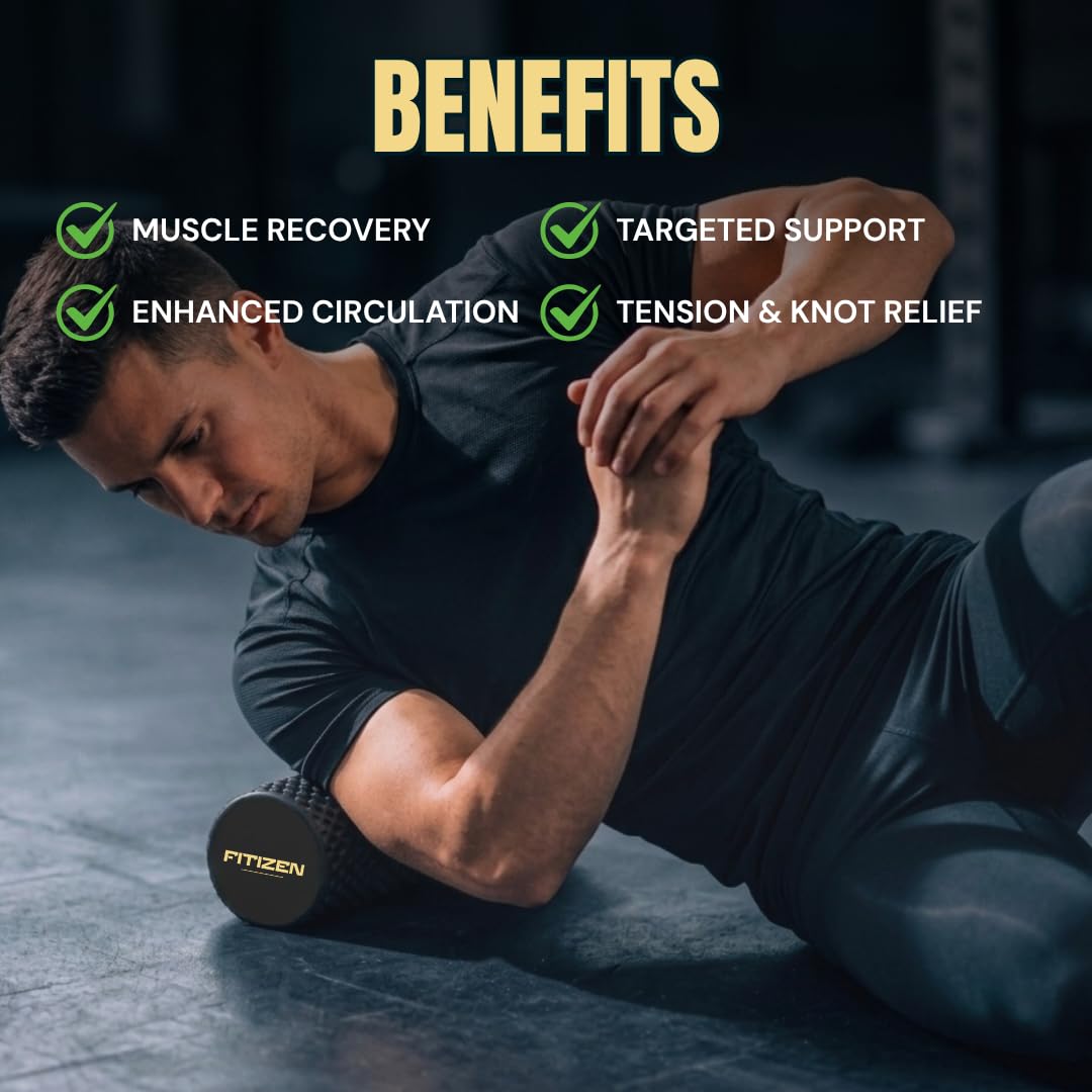 FitNation Fitizen in a yoga setting used for pre-stretch activation and calm