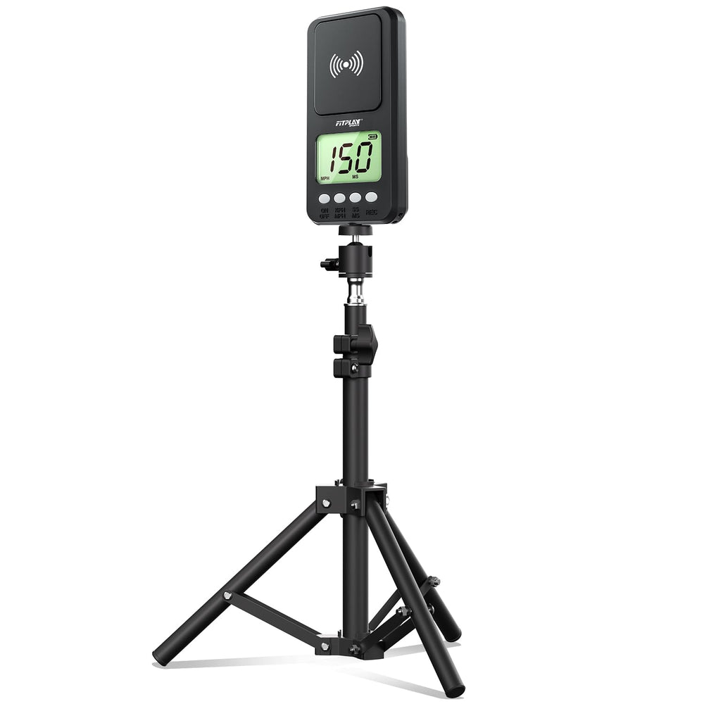 Fitplay Sports rotatable radar front view showing compact design and portability