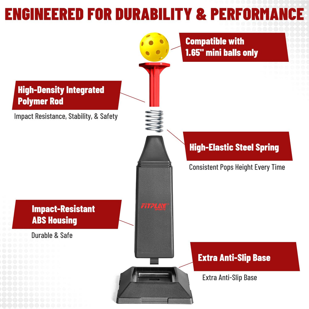 Fitplay Sports close-up of spring mechanism highlighting durable rebound performance