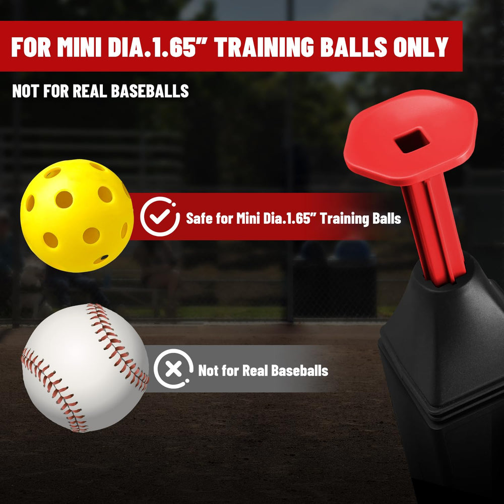 Fitplay Sports size comparison next to baseball bat illustrating compact portability