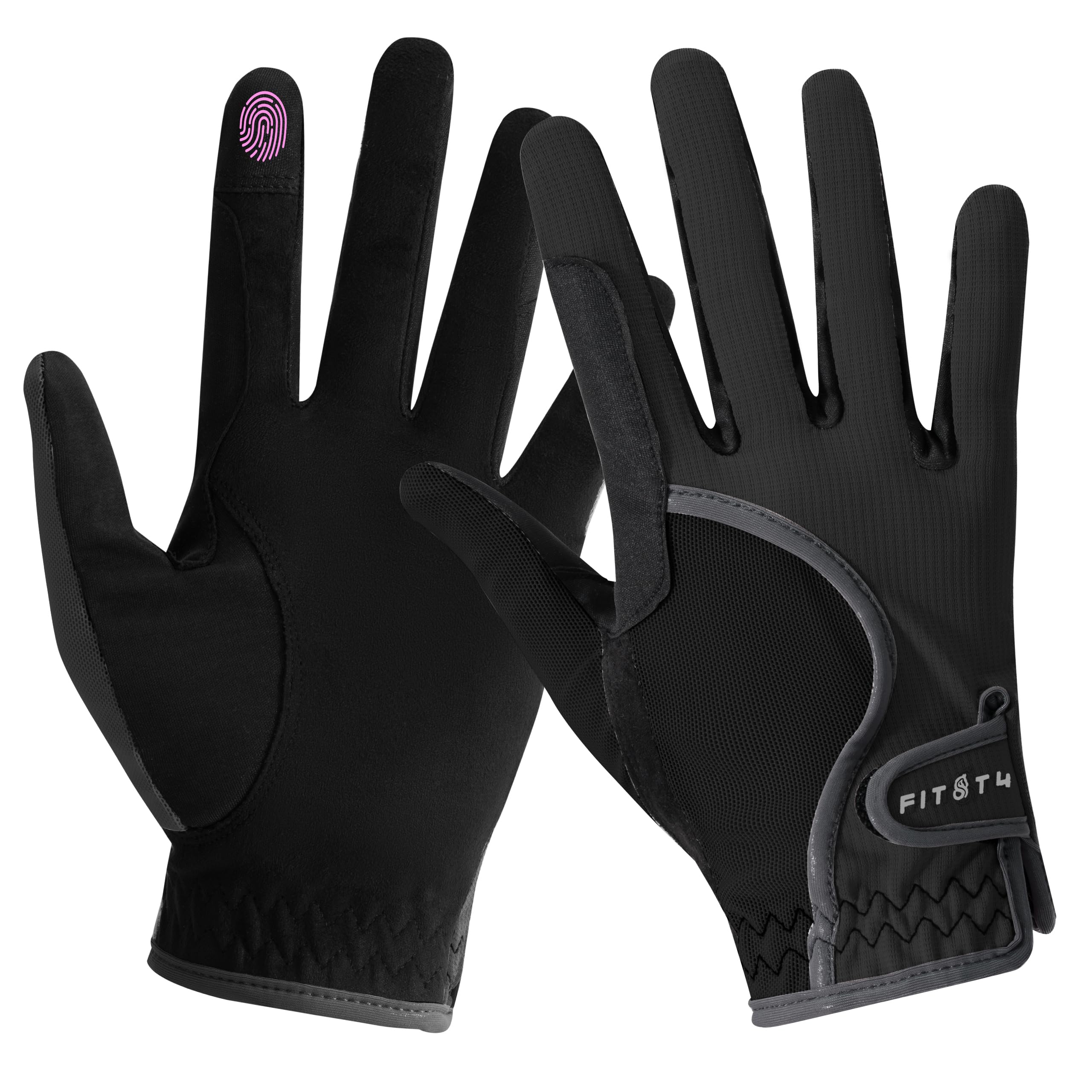 FitsT4 Sports front view showing full glove silhouette and fit benefit