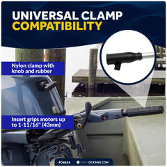 Five Oceans side profile extended to maximum length for improved reach and control