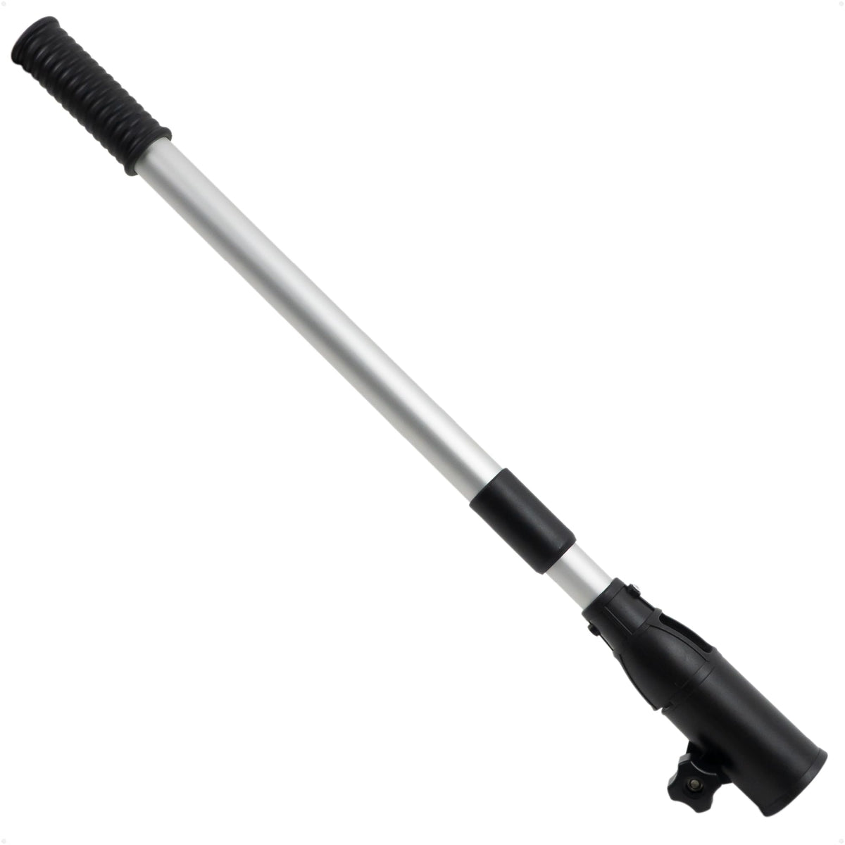 Five Oceans front view of tiller extension showing full assembly and mounting benefit