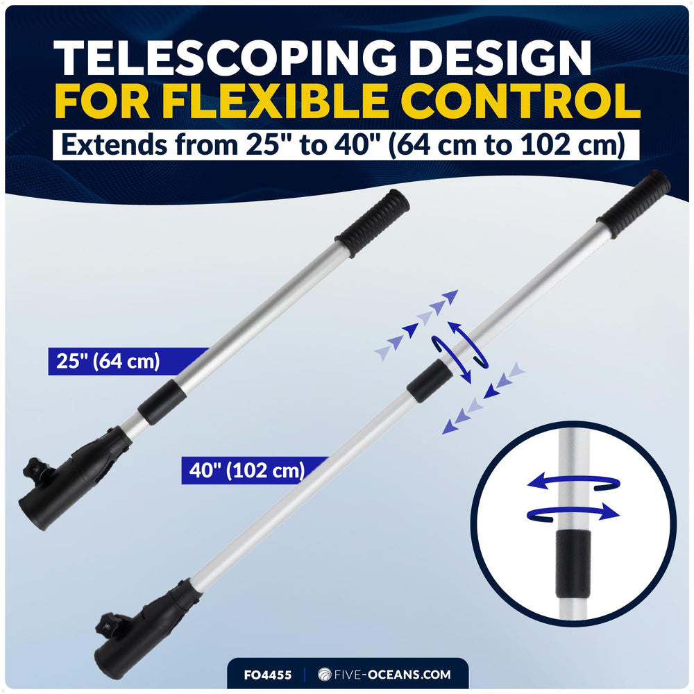 Five Oceans anti-slip soft-touch handle for comfortable wet-weather grip