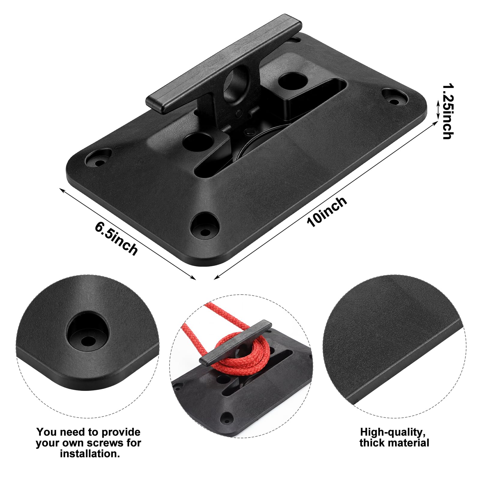 Fiwochic folded cleat close-up showing low-profile safety advantage