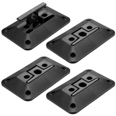 Fiwochic front view of four retractable cleats showing compact benefits
