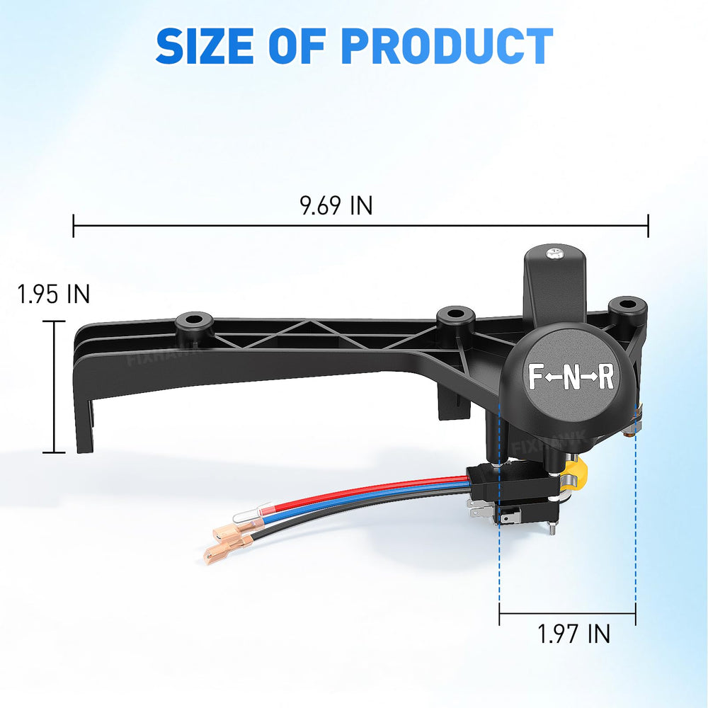 FIXHAWK shifter cam close-up showing solid linkage detail for consistent forward and reverse selection