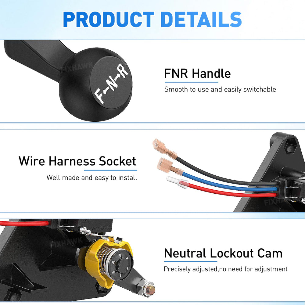FIXHAWK hardware kit with nuts and screws included to simplify assembly and ensure correct fastenings