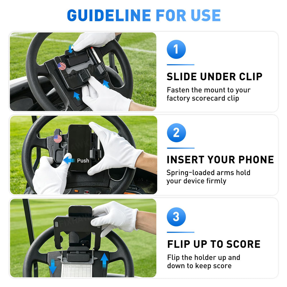 FIXHAWK on Yamaha steering wheel highlighting easy installation and steady hold