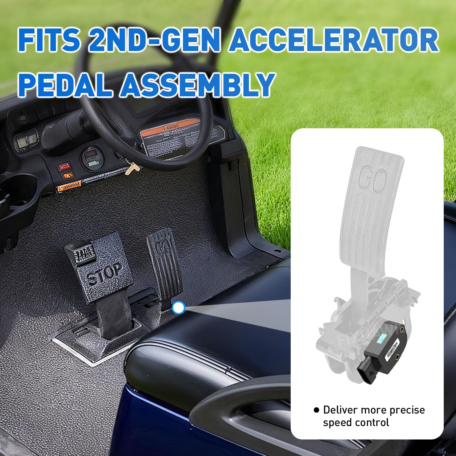 FIXHAWK sensor installed in pedal assembly illustrating improved throttle control