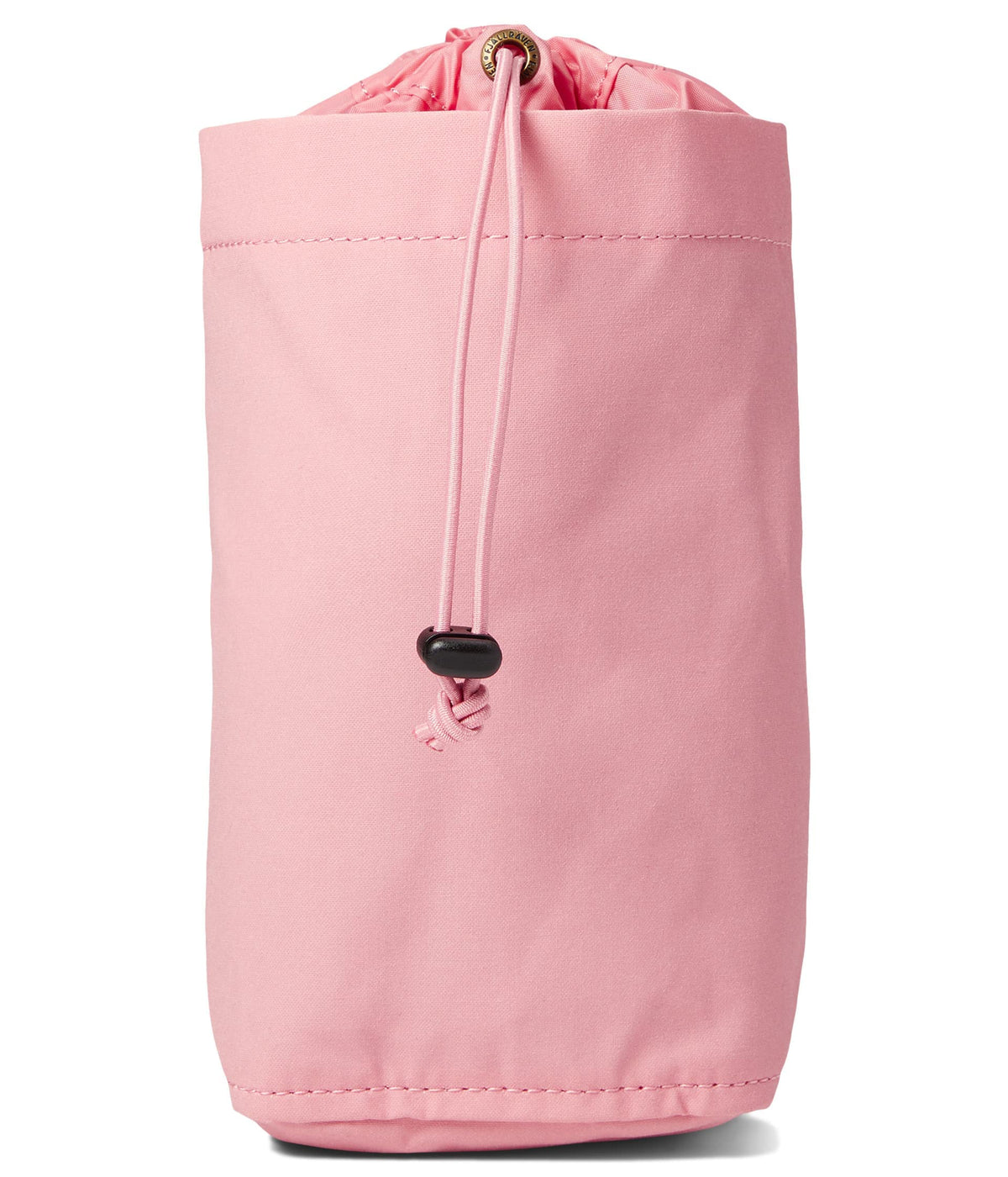 Fjällräven Kanken Bottle Pocket front view in pink showing compact design and easy access