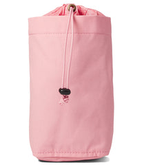 Fjällräven Kanken Bottle Pocket front view in pink showing compact design and easy access