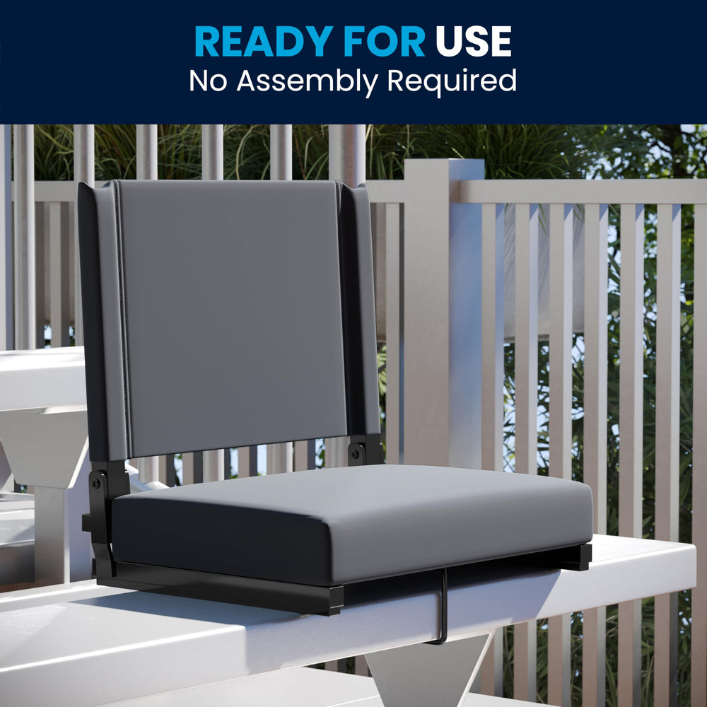 Flash Furniture seat used on grass demonstrating ground use versatility and comfort