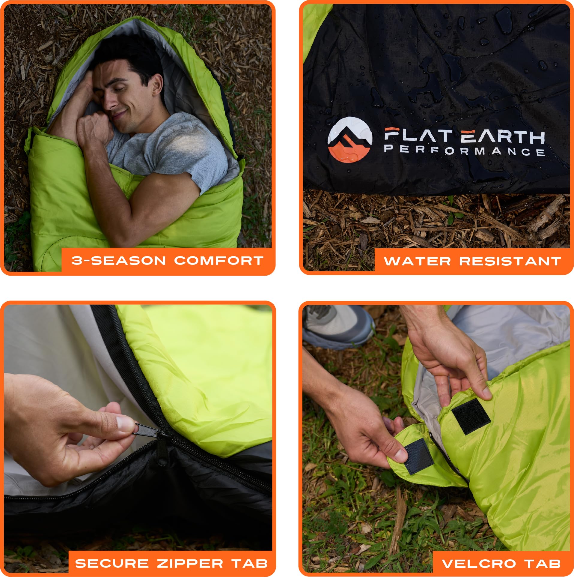 Flat Earth Performance soft inner lining texture for added comfort and heat retention