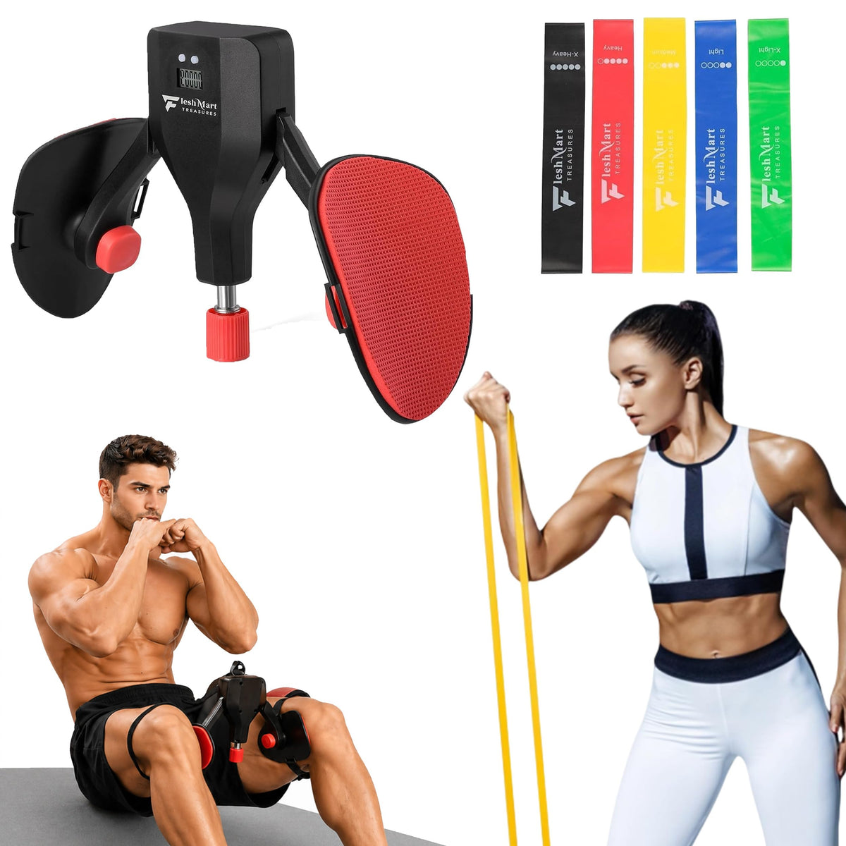 Fleshmart Treasures front view of thigh hip master trainer showing compact design and durability benefits