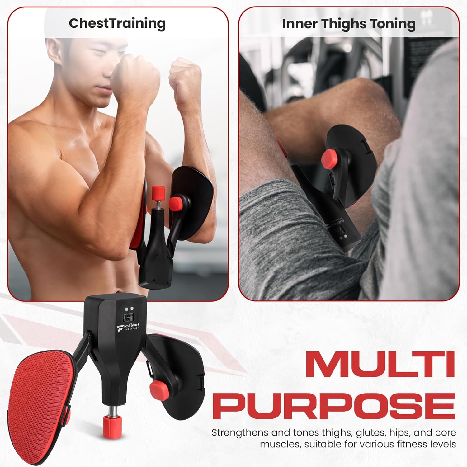 Fleshmart Treasures in-use seated exercise demonstrating pelvic engagement and targeted toning