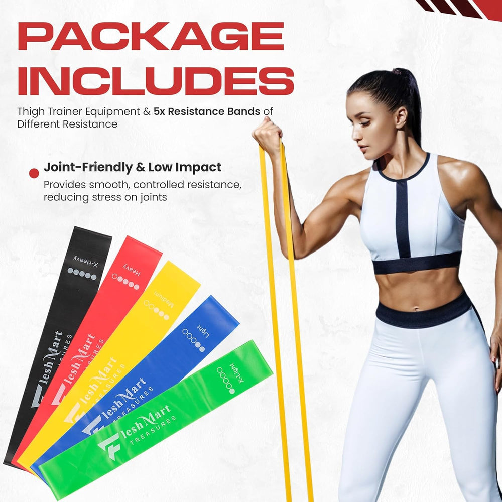 Fleshmart Treasures lifestyle setting in home gym illustrating convenient daily workout integration