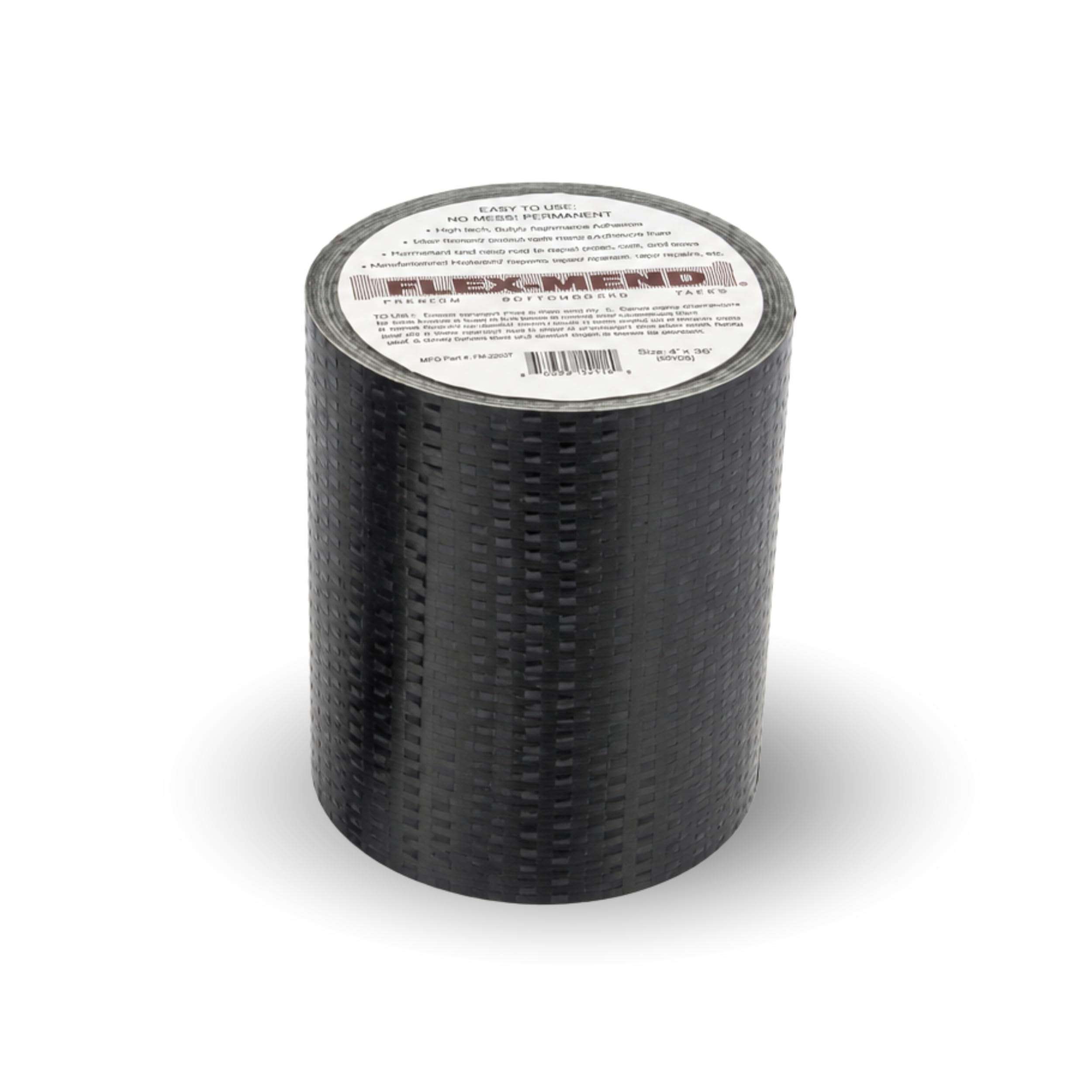 Flex-Mend front packaging showing product label and size, highlights durability