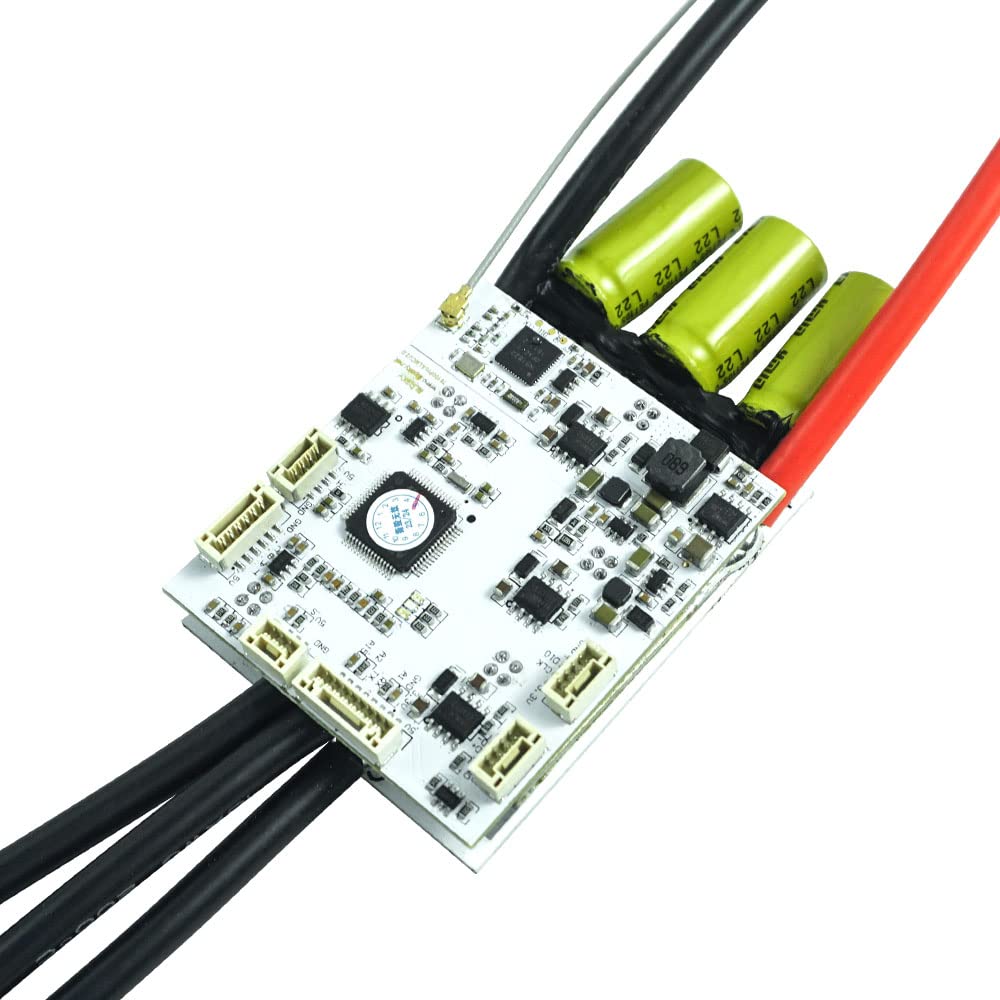 FLIPSKY underside heat sink and board layout for improved cooling