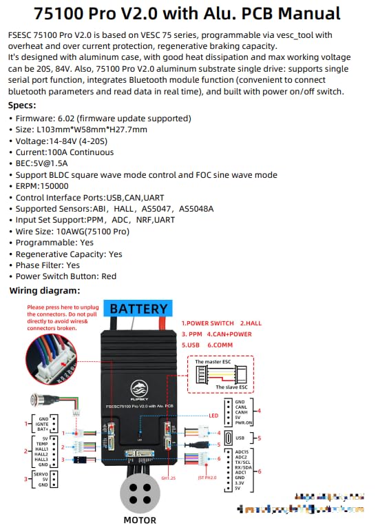 FLIPSKY connected to battery pack showing high-voltage compatibility benefit
