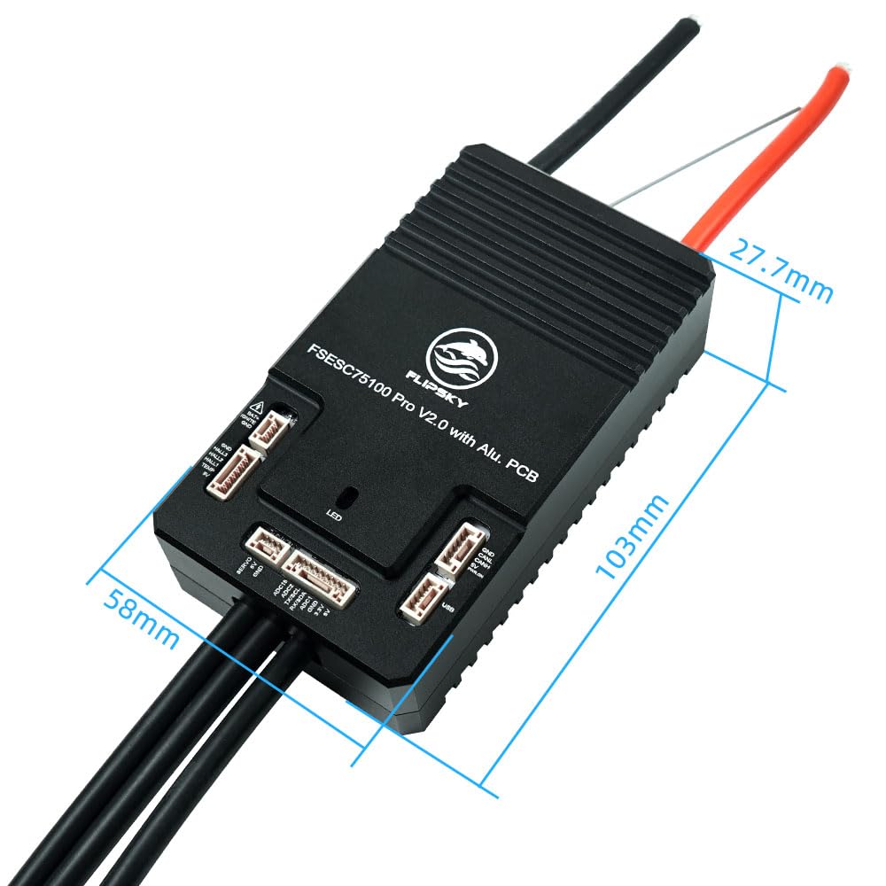 FLIPSKY ESC mounted on a skateboard demonstrating real-world integration