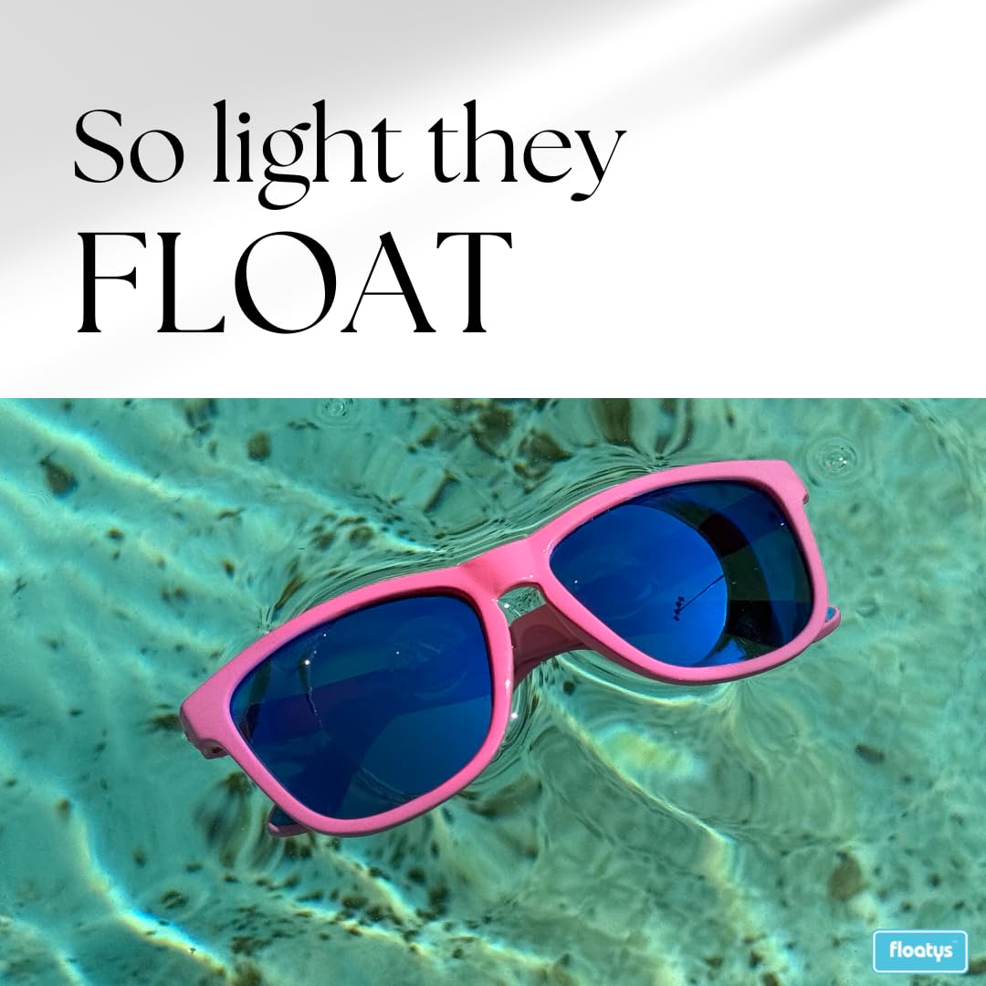 Floatys close-up rubberized frame texture highlights no-slip comfort benefit