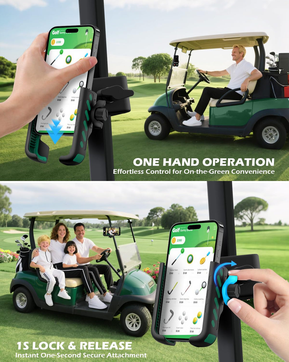 FLORICH rotation demonstration showing 360-degree adjustability benefit