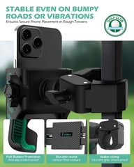 FLORICH close-up of side lock knob demonstrating fast secure locking benefit