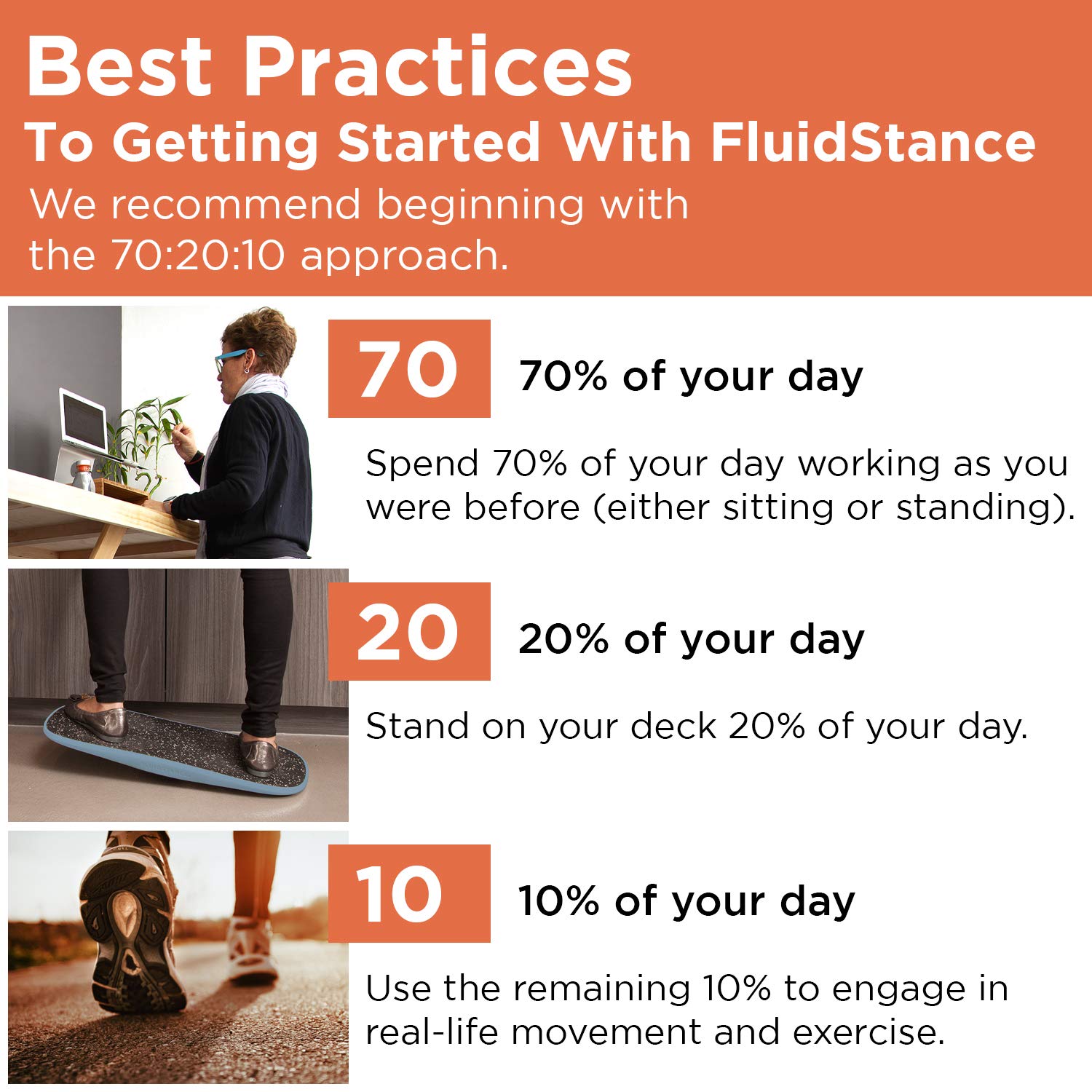 FluidStance Plane next to foot showing compact size for easy portability