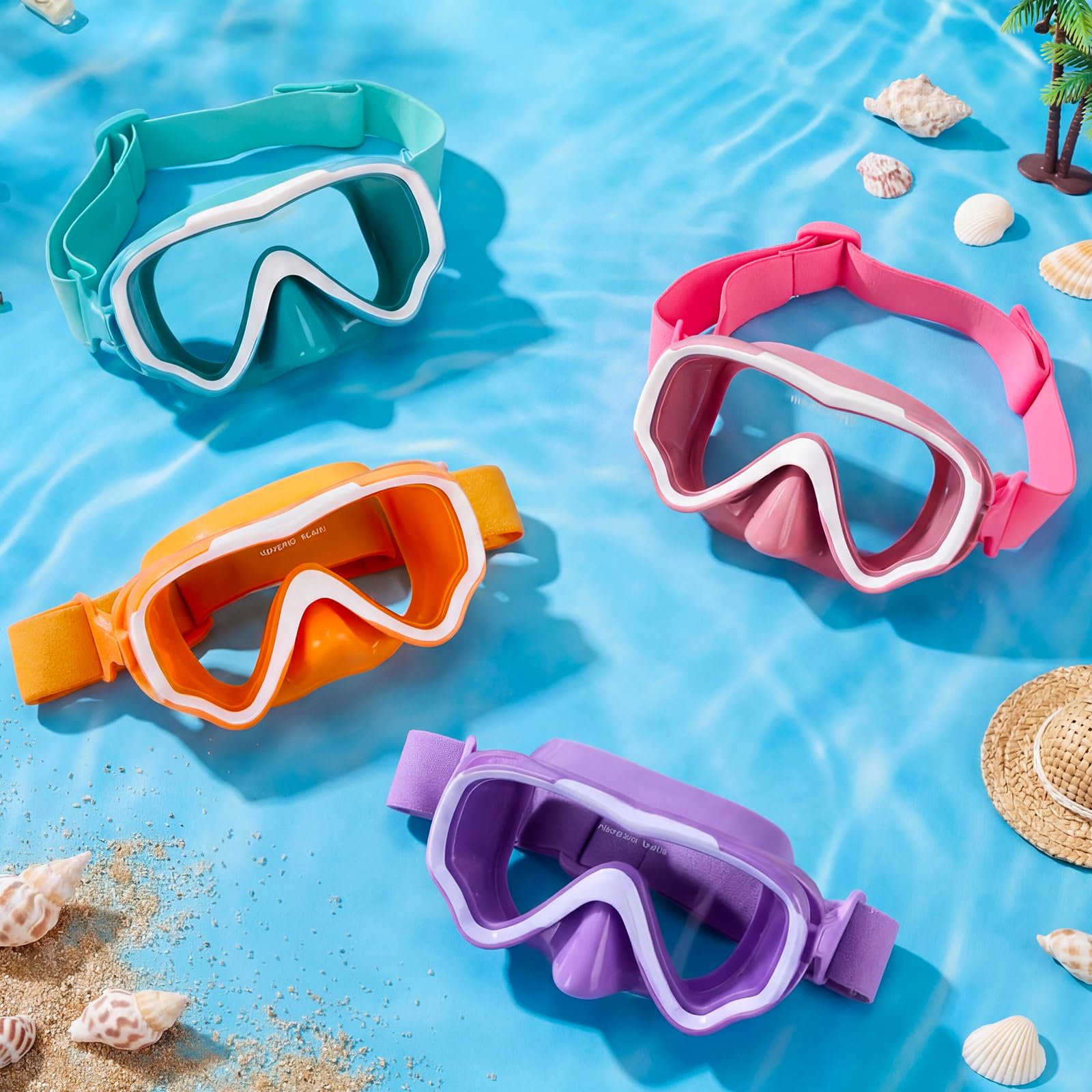 Flutesan kid wearing goggles in pool enjoying unobstructed underwater view