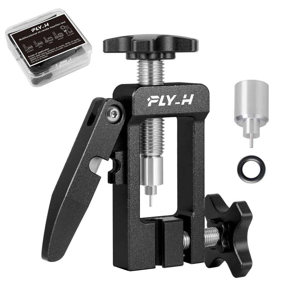 FLY_H front tool view showing compact cutter and insertion features for precise hose prep